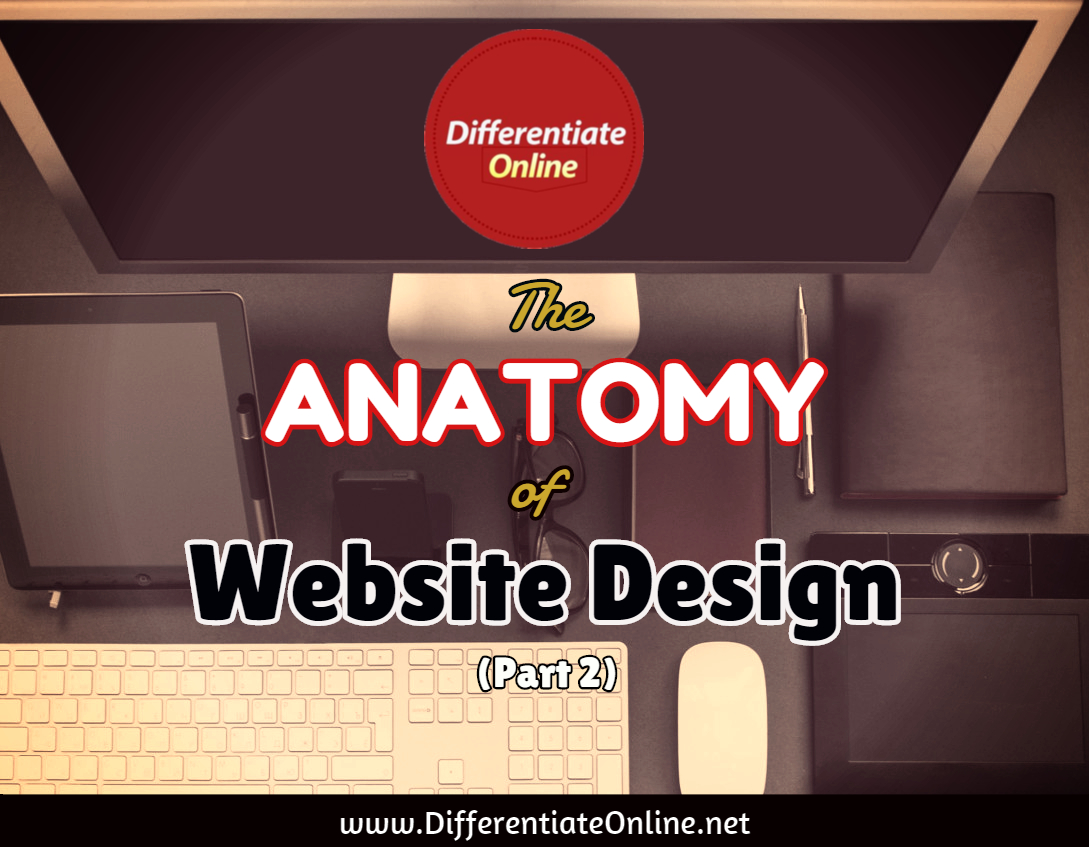 Anatomy of website design 2