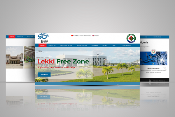 Lekki Free Zone website screen shot